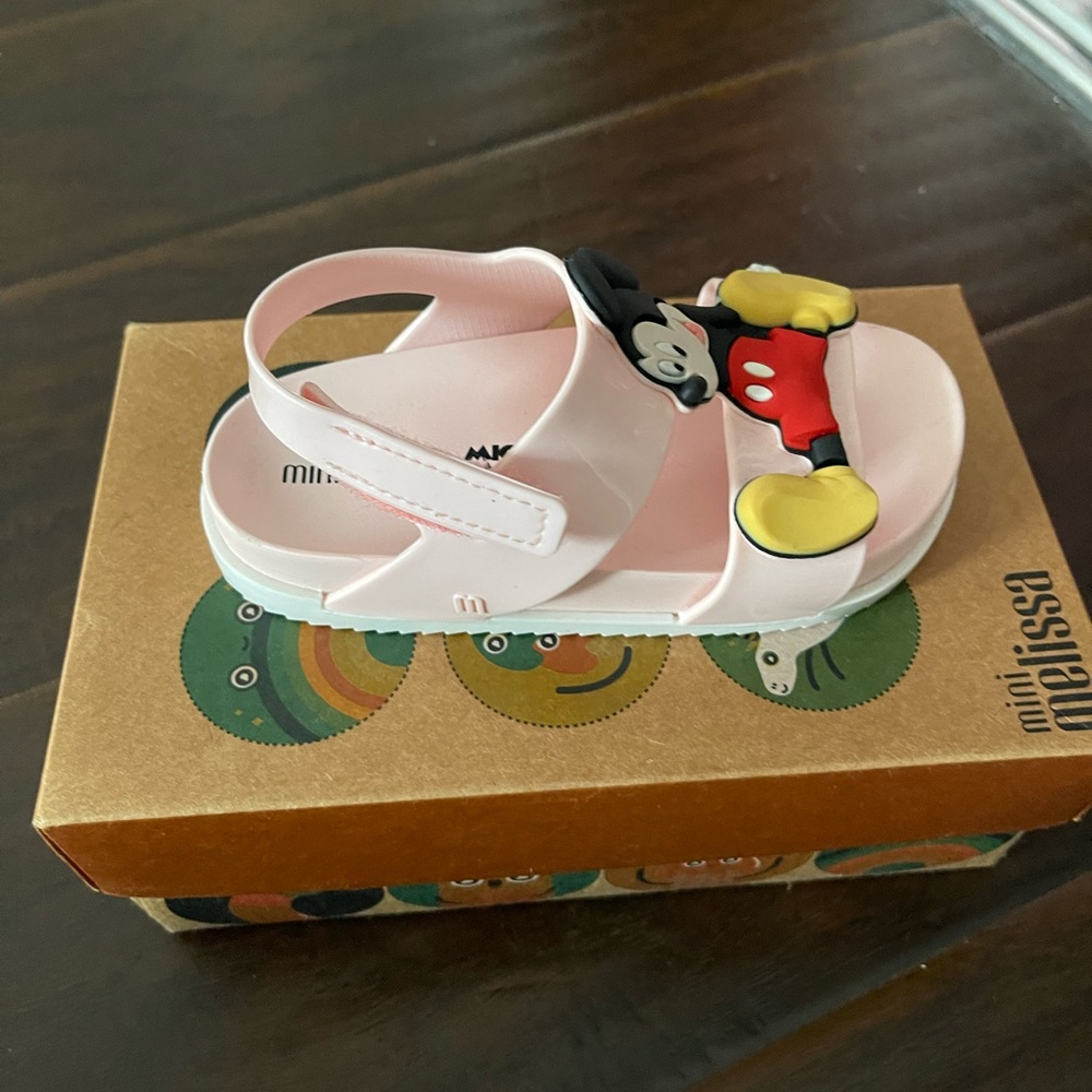 Mini Melissa Minnie & Mickey Mouse Cosmic Sandal